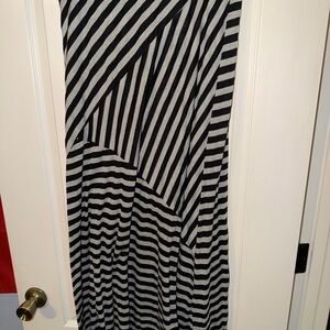 Brat Star Black and White Striped Garment